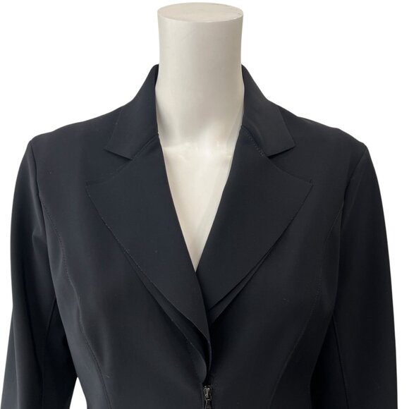 Maria Pinto Black Full Zip Blazer Jacket size Medium - Picture 2 of 8